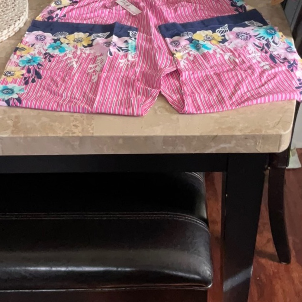 HUE Philox Pink Women's Sleep Pants 1X